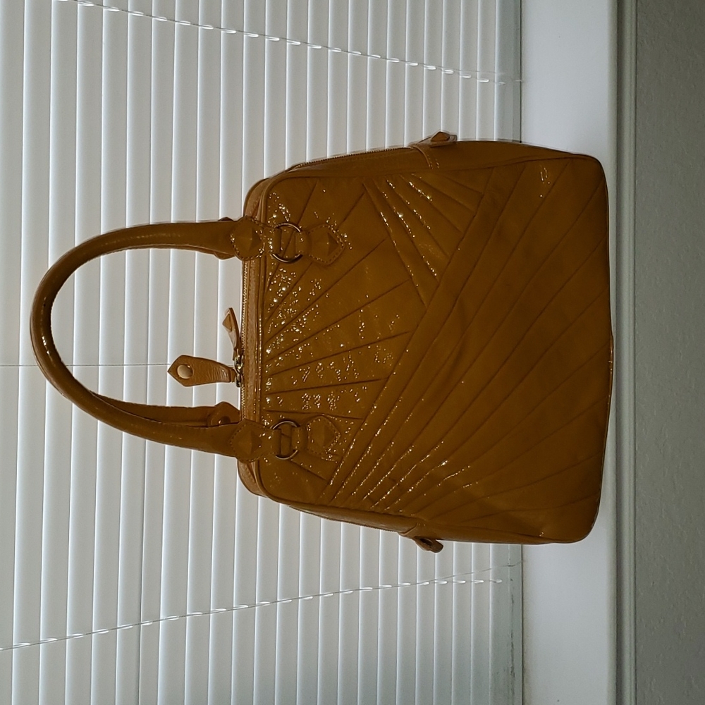 Isabella Fiore Patent Handbag